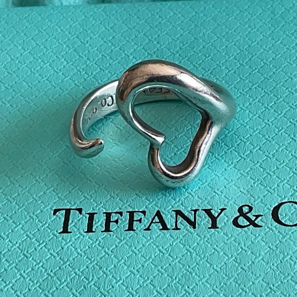 Tiffany & Co. Silver Heart Ring